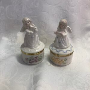 Vintage Angel Trinket Boxes